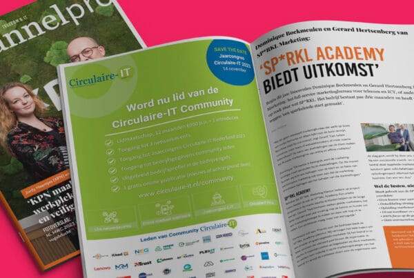 Open tijdschrift met inspirerende content